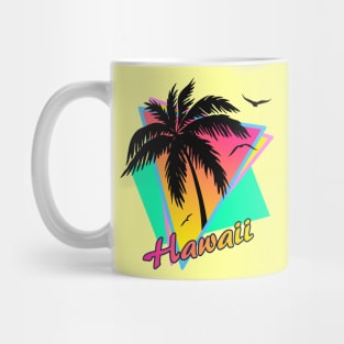 Hawaii Cool 80s Sunset Mug